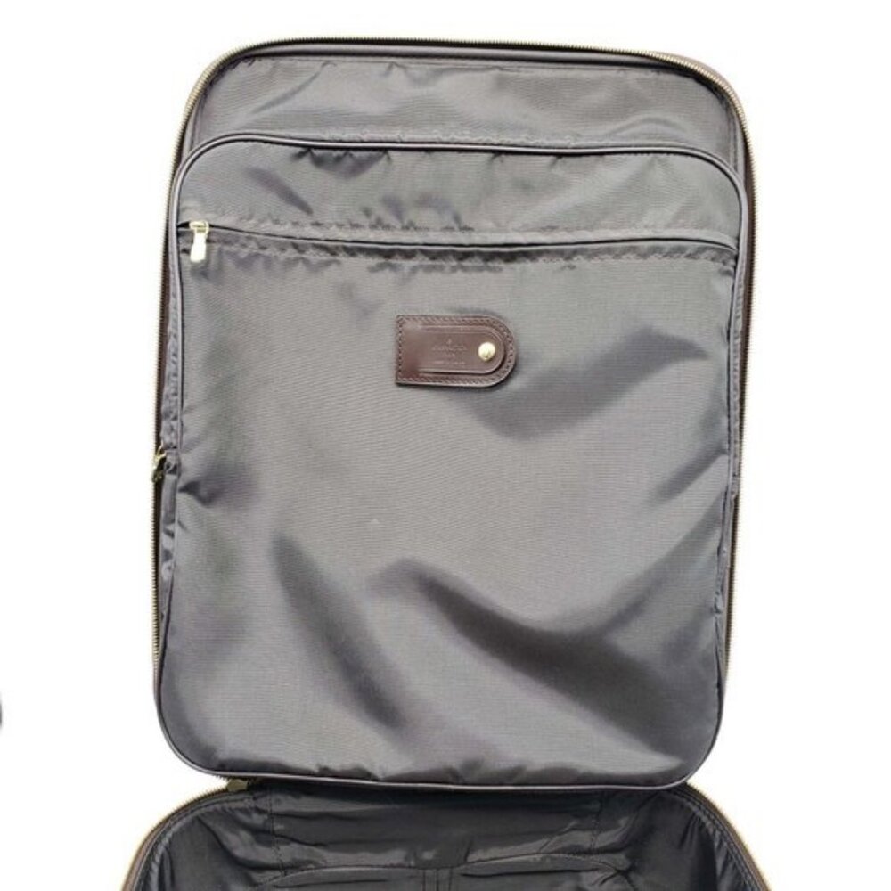 Authentic Louis Vuitton Pegase 45 Damier Ebene Rolling Suitcase Carry On - Picture 12 of 15